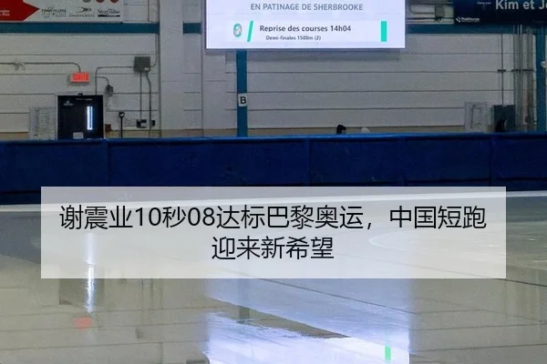谢震业10秒08达标巴黎奥运，中国短跑迎来新希望